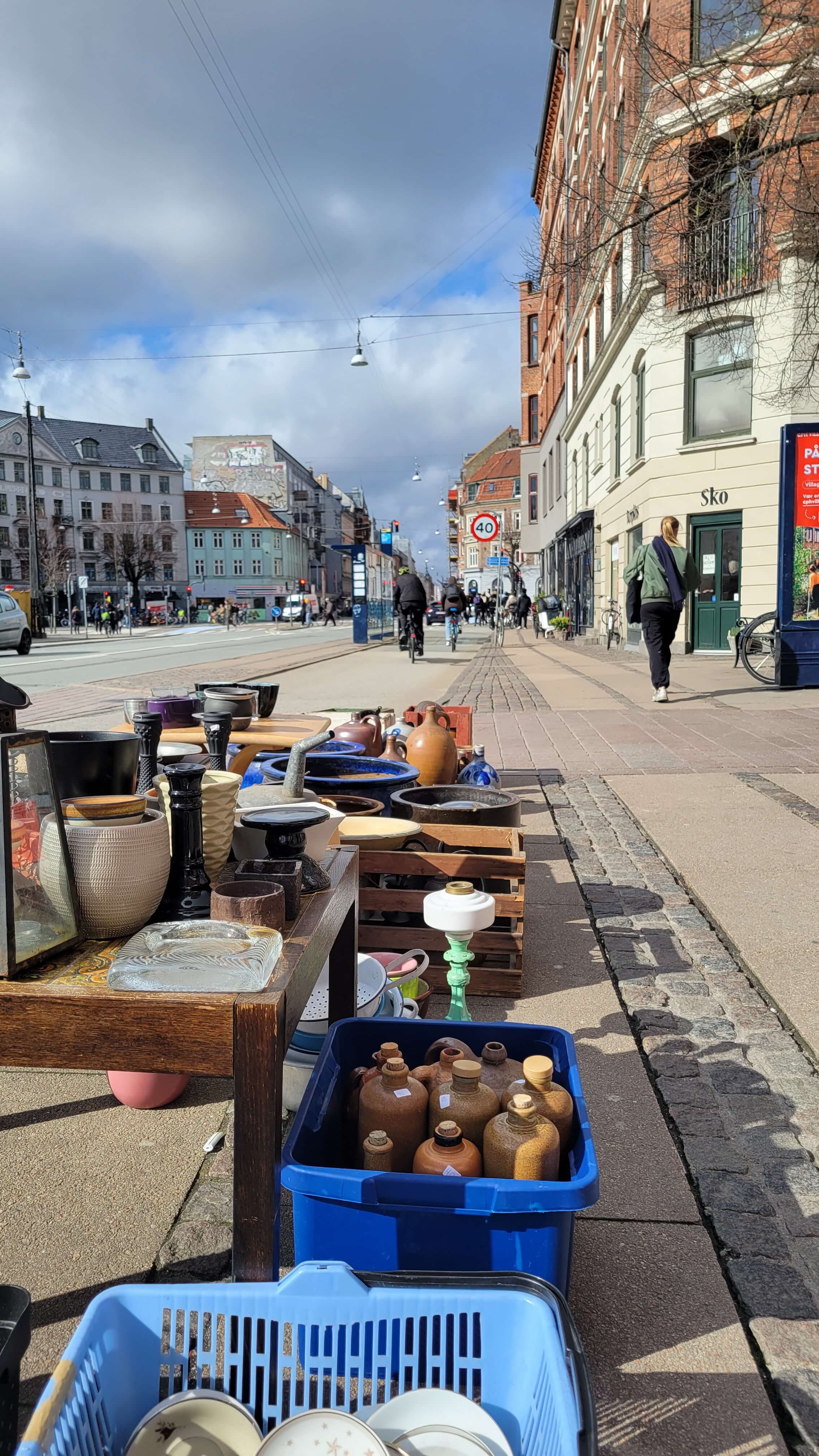 ドイツの蚤の市の風景
